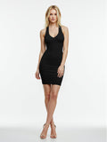 Shapewear Seamless Halter Neck Deep U Mini Dress