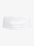 Popilush? Wrap Shawl for Bridal Wedding Party Dress White / S Bluetag Cooling Ruched Bandeau Shawl