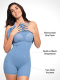 Popilush? Built-In Shapewear Pet Hair Resistant Crisscross Back Workout Dress
