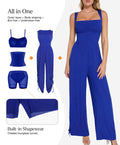 The Shapewear Jumpsuit with Adjustable Trouser Legs