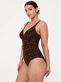 Shapewear Ruched Twist Front Sculpting Swimsuit