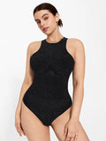 Shapewear Metallic Seamless Tummy-Control Durable Bodysuit