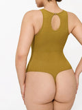Shapewear Metallic Seamless Tummy-Control Durable Bodysuit