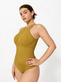 Shapewear Metallic Seamless Tummy-Control Durable Bodysuit