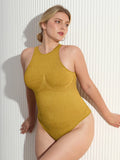 Shapewear Metallic Seamless Tummy-Control Durable Bodysuit