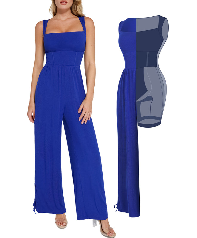 The Shapewear Jumpsuit with Adjustable Trouser Legs