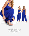 The Shapewear Jumpsuit with Adjustable Trouser Legs