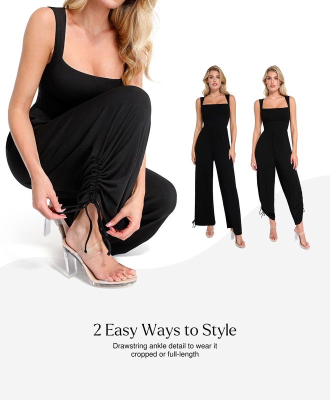 The Shapewear Jumpsuit with Adjustable Trouser Legs