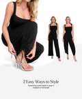 The Shapewear Jumpsuit with Adjustable Trouser Legs