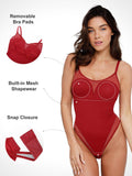 Popilush? Sexy Tops Body Shaper Tank Sheer Mesh Shapewear Slip Thong Bodysuit