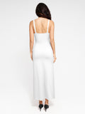 Popilush? Bodycon Shaping Slip Dress Summer The Shapewear Dress Ruched Slit Maxi