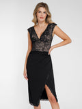 The Shapewear Bodysuit Sleeveless Lace V-Neck