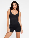 Popilush? Seamless Ribbed V-Neck Shapewear Romper
