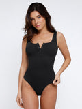 Popilush? Comfy Tops Body Shaper Tank Seamless Modal Shapewear Square Neck Bodysuit