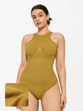 Shapewear Metallic Seamless Tummy-Control Durable Bodysuit