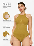Shapewear Metallic Seamless Tummy-Control Durable Bodysuit