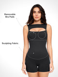 Popilush? Seamless Tummy Control Cut-Out Romper