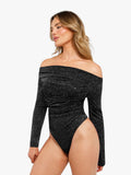 new-arrivals-shapewear-metallic-knit-long-sleeve-slimming-bodysuit-35127075274928.webp