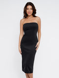 Popilush? Bluetag Built-In Shapewear Tube Maxi Dress