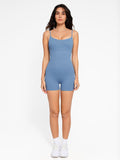 Popilush? Yoga Gym One Piece Workout Shorts Jumpsuit Summer Outfits Seamless Ribbed Tank Shapewear Romper