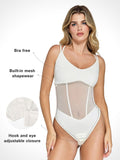 Popilush? Sexy Tops Body Shaper Tank The Shapewear Bodysuit with Mesh Detail