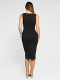 Popilush? Built-In Shapewear Hidden Zipper Sleeveless Dress