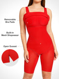 Popilush? Built-In Shapewear Sqaure Neck Sleeveless Dress