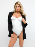 Popilush? Built-in Shapewear Corset Style Thong Bodysuit