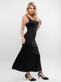 Popilush? Built-In Shapewear Square Neck Sleeveless Maxi Dress