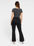 Popilush? Denim Deep V-Neck Short Sleeve Bodysuit