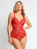 Popilush Thong Bodysuit Lace Smooth Firm Control Thong Bodysuit