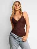 Popilush Thong Bodysuit Lace Smooth Firm Control Thong Bodysuit