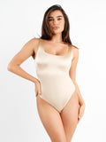 Popilush? Square-Neck Shine Thong Bodysuit