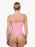 Shapewear Deep-V Neck  Alluring Plunge Lace Thong Bodysuit