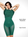 Popilush? Built-In Shapewear Halter A-Line Sleeveless Midi Dress