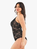 Lace Smooth Firm Control Thong Bodysuit