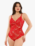 Lace Smooth Firm Control Thong Bodysuit