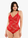 Lace Smooth Firm Control Thong Bodysuit