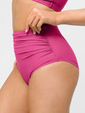 Popilush? The Shapewear Swimwear Ruched High-Waist Bikini Bottom