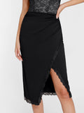 The Shapewear Skirt Lace Split Midi