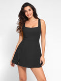 The Shapewear Dresses Pet Hair Resistant Square Neck Workout