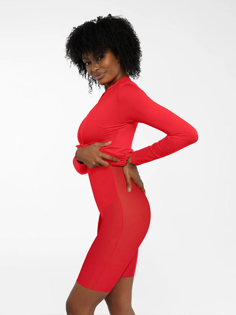 new-arrivals-redtag-shapewear-long-sleeve-mock-neck-midi-dress-34794869194928.webp