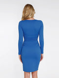 new-arrivals-shapewear-long-sleeve-v-neck-ruched-bodycon-midi-dress-34985412100272.webp