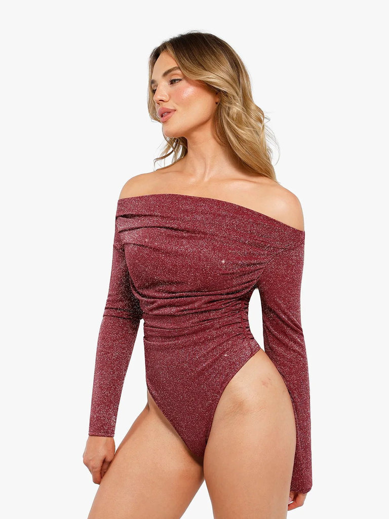 new-arrivals-shapewear-metallic-knit-long-sleeve-slimming-bodysuit-35127075406000.webp