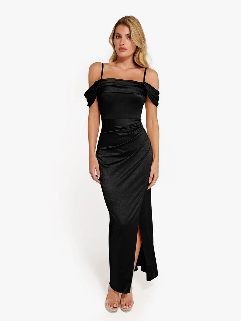 new-arrivals-shapewear-off-shoulder-shine-ruched-sculpting-maxi-dress-35168196329648.webp