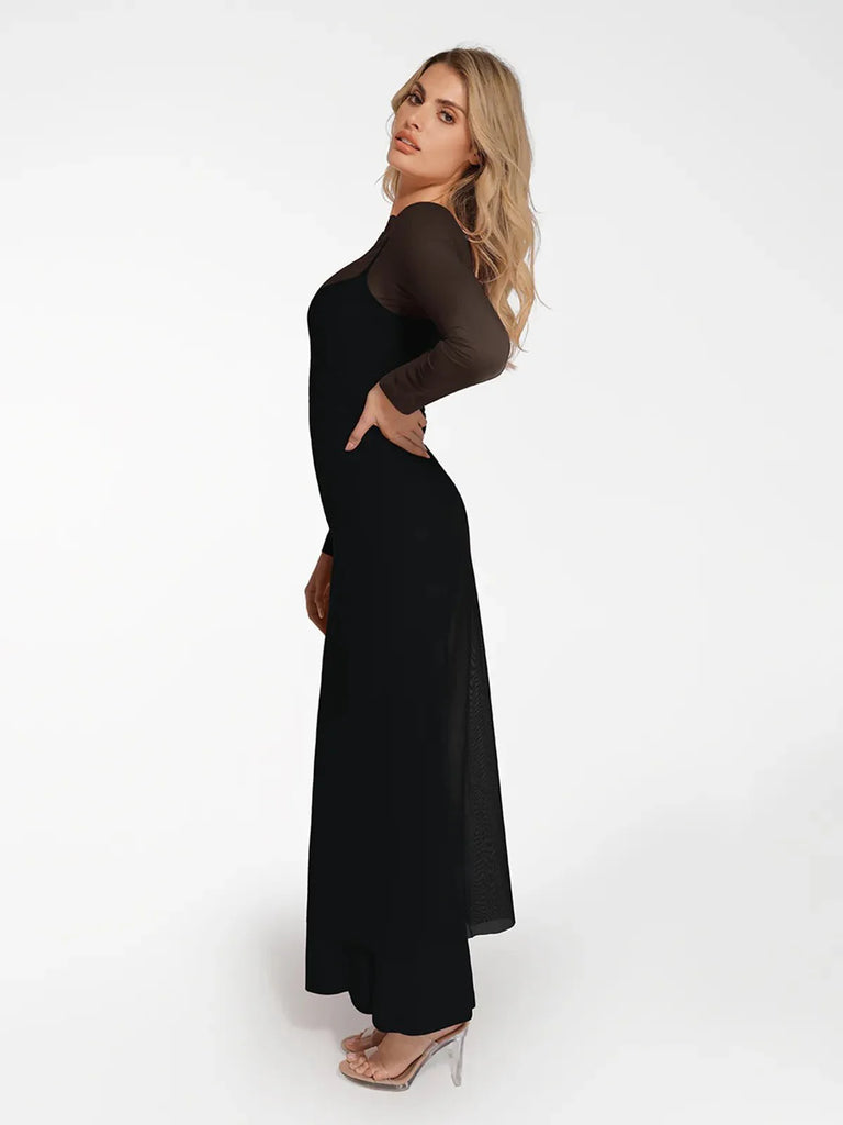 New arrivals The Popilush Long Sleeve Sheer Mesh Maxi Cover-Up