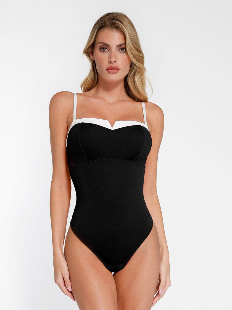 New arrivals Black / XS The Shapewear Bodysuit with Contrast Trim