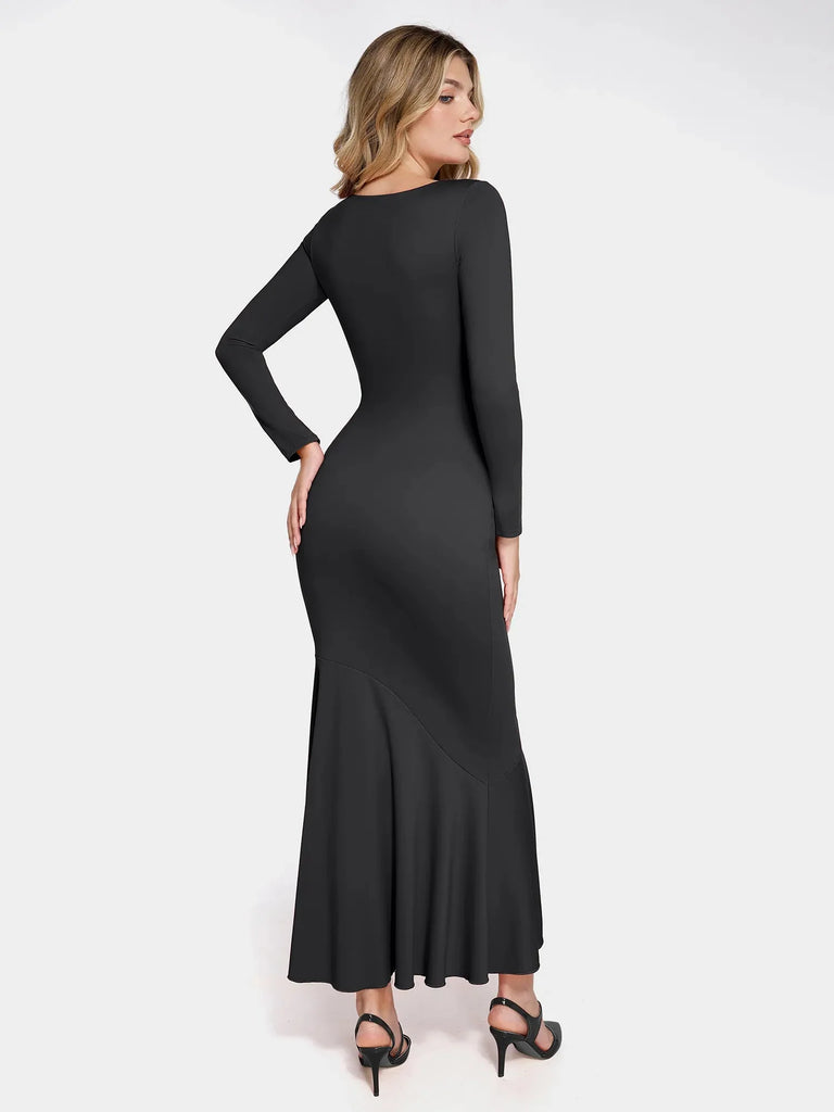 New arrivals The Shapewear Dress Long Sleeve Mermaid Hem Lace Maxi