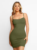 Built-In Shapewear Slip Mini Lounge Dress