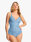 Lace Smooth Firm Control Thong Bodysuit